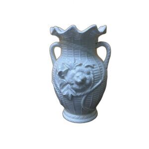 Vintage Embossed Porcelain Vase Made In Japan home deocr a accents